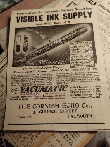 Sk252 ephemera 1937 advert - ephemera,