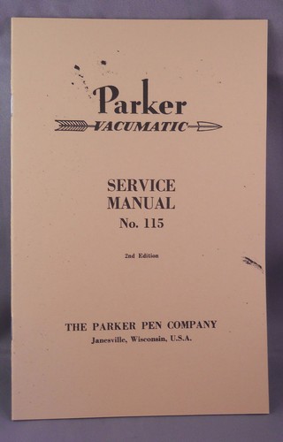 Parker manuale servizio - manuale, di