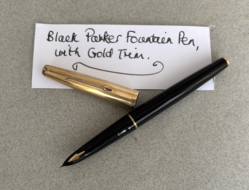 Vintage parker black gold - black,